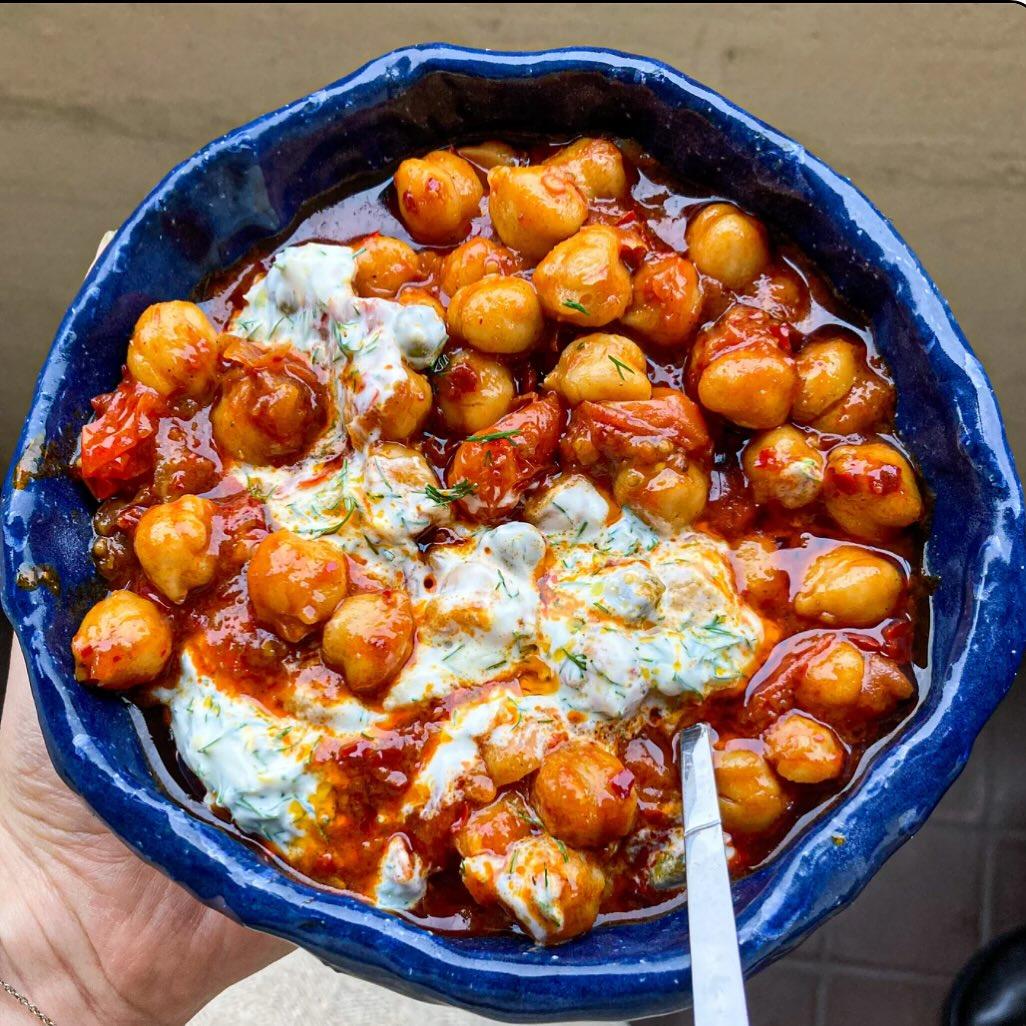 #9-1 SOUP # Chickpea Tomato & Harissa Stew