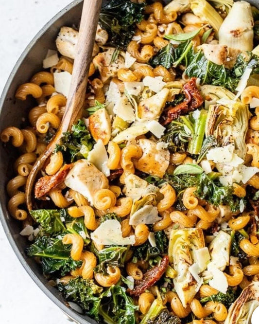 #1 FAMILY MEAL # Chicken & Artichoke Pasta Bake