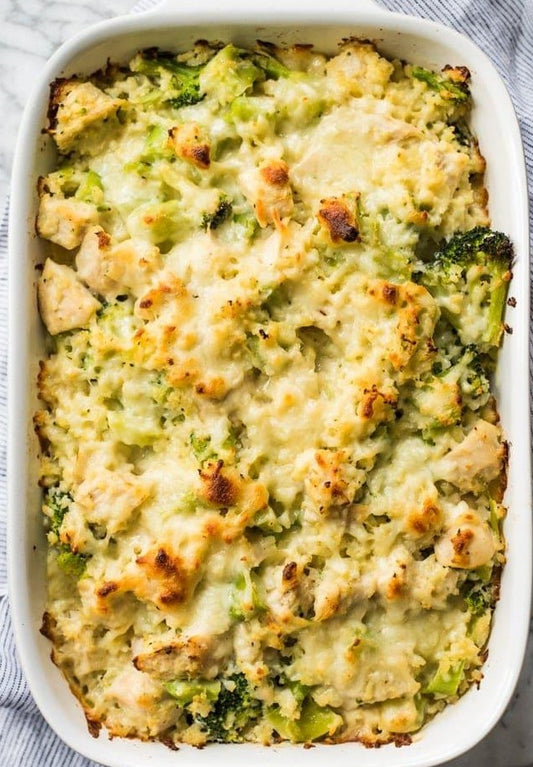 #3 🌟FAMILY MEAL 🎁 Served 4-6 People # Broccoli Cauliflower Chicken Casserole