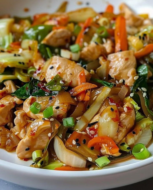 #7 LOW CARB # Chinese Chicken & Cabbage