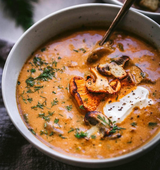 #9-1 HUNGARIAN MUSHROOM SOUP